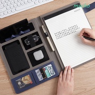 MOCHO Business Clipboard, Contract File Folder Paper Organizer A4 Conference Folder, 3 Color A4 File