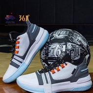 361 Degrees Men Basketball Shoes Wear Resistant Cushioning Breathable Mesh Combat 672121101