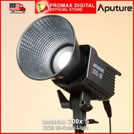 APUTURE AMARAN 200x S LED Video light + Aputure Light Dome SE Softbox + 2.8 meter Light Stand