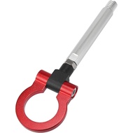 Unifizz Round Front Rear Bumper Trailer Ring Eye Towing Tow Screw Hook Red Aluminum Alloy for Lexus 