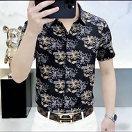 High-end No Iron Ice Silk Mens Shirt
