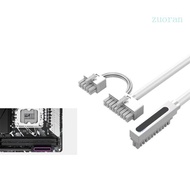ZUO Easy Installation Extension Cable 24PIN ARGB Connection Computer Power Cable ARGB Sync Motherboa