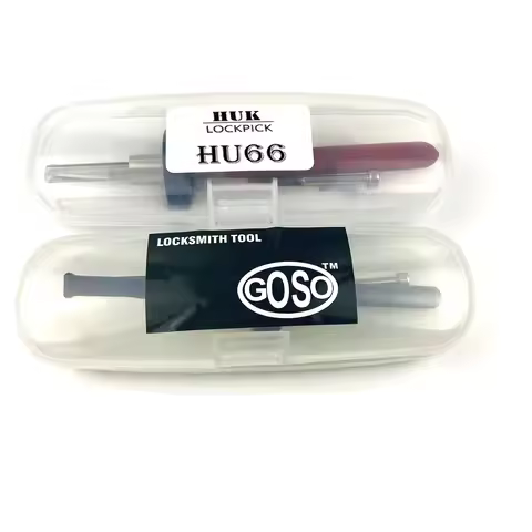 GOSO/HUK HU66 Internal Groove Lock Pick Set for Locksmith Auto Lock PickSet for VEHICAL