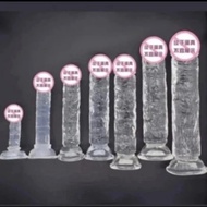 DILDO TEMPEL MANUAL TRANSPARAN SOFT ELASTIS
