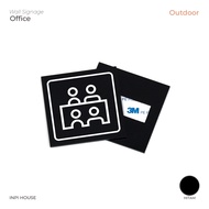 INPI HOUSE Signage Meeting Room - Meeting Room Signage - Acrylic