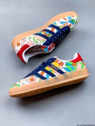 Adidas Gazelle รองเท้ากีฬาลำลองสำหรับคู่รักย้อนยุคแบบเตี้ยไซส์36-45 (พร้อมกล่องรองเท้า)