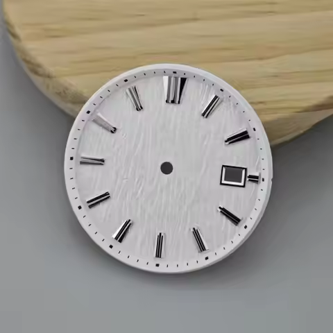 33.5mm NH35 Dial no logo dial GS Assembly Mechanical Watch Accessories with GS Watch Literal Hand Ca