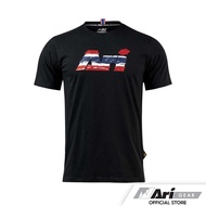 ARI THAILAND 12 LIFESTYLE TEE - BLACK/WHITE  เสื้อยืด อาริ ฟุตบอล ARI THAILAND 12 สีดำcotton S~5XL