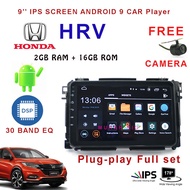 (READY STOCK)ON SALES HONDA HRV 9" CAR ANDROID 10. PLAYER FREE REAR CAMERA
