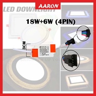 LED Driver Transformer 18+6w/12w+4w/6w+3w Driver 4inch 6inch 8inch LED Panel Light Driver Malaysia