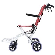 Kefu Wheelchair Folding Aluminum Alloy Lightweight Manual Wheelchair Portable Inflatable-Free with Handbrake Reinforced Trolley for the Elderly Scooter for the Disabled Aluminum Alloy Solid Frame+Lightweight Folding Scooter+Wheelchair