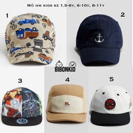 [Bibonkid] HM US/UK boy hat size 1.5-6y (50-52cm), 6-10y (52-54cm), 8-11y (53-55cm)