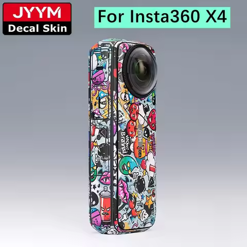 Action Sticker For Insta360 X4 Decal Skin Vinyl Wrap Film Anti-Scratch Protective Coat Insta 360 X4 
