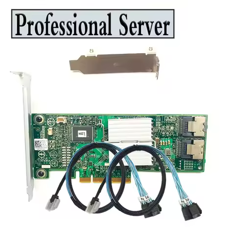 For Dell H310 6Gbps SAS HBA FW:P20 9211-8i IT Mode ZFS FreeNAS unRAID 2* SFF SATA
