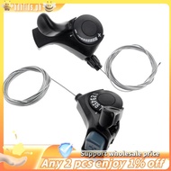 TX30-7 3x7 Thumb Shifter with Gear Indicator 21-Speed Bike Shifter Brake Lever Set Bicycle Shifters