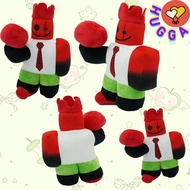 HUGGA Forsaken Chance Plush Toy Roblox Avatar Elliot Doll Soft Red Apple Square Man Cartoon Game Cha