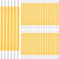 PRETYZOOM 100pcs Replacement Filament, 40mm LED Filament, Warm Light Filament Lamp Bulb Parts, Ediso
