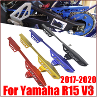 [Op009] สำหรับ Yamaha YZF V3.0 V3 R15 2017 2018 2019 2020ห่วงโซ่เฟืองหลังรถจักรยานยนต์อุปกรณ์กำบังกั
