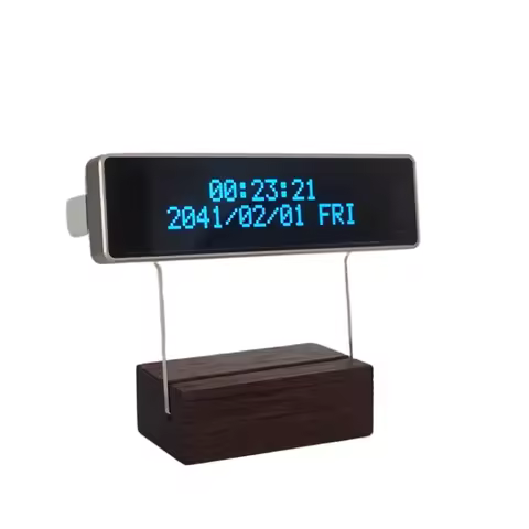 NVARCHER Digital Clock Desktop Digital Clock OLED Display Clock Multi Mode Display Aida64 Sub Screen