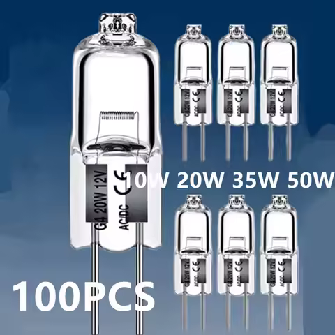 10/20/50/100PCS G4 12V 10W 20W 35W 50W LED Lamp Bulbs Inserted Beads Crystal Lamp Halogen Bulb Eco H