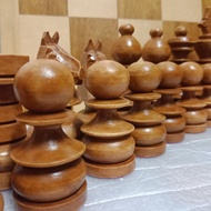 ♞,♘,♙Narra Wooden Chess Set with Kraft Gift Box Tournament Size