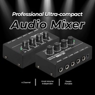 Mixer Amplifier 4ch Micromix Professional Ultra-compact Karaoke - MX400 - Black