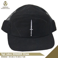 Topi Laken Komando | Kopassus Hitam |Topi Laken Brimob Hitam | Padi Kapas |Topi Laken Lantas Biru |