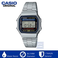 Original Casio A168 a168wa Unisex Digital Stainless Steel Wrist Watch