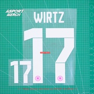 ASPORT NAMESET WIRTZ JERM4N AWAY EURO 2024 2025 NAMESET GERM4NY AWAY EURO 2024