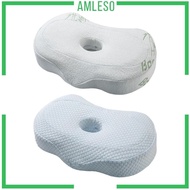 [Amleso] Memory Foam Pillow Sleeping Pillow Neck Head Support Ear Piercing Pillow Side