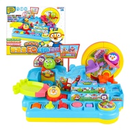 Pororo ชุดเล่นบทบาทสวนสนุก ชุดเล่นบทบาททางรางสำหรับเด็กชายและเด็กหญิง อุปกรณ์การศึกษาแบบจำลอง ชุดเล่