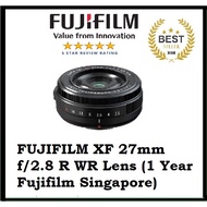 FUJIFILM XF 27mm f/2.8 R WR Lens (1 Year Fujifilm Singapore Warranty)