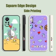 Casing For Samsung A12 A10 A10S A20S A03S A50 A31 A02S A11 BTS anime aesthetics Purple IL010 Phone Case Square Edge