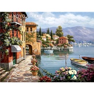 DaDa Art DQ1 Scenery and architecture 40x50cm diy oil painting paint by number e720 PS1