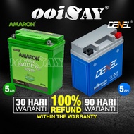 AMARON DENEL YB5L | YB5L-BS | GM5Z-3B |12N5L-BS | 12N5-3B | ETX5L - Bateri Motosikal - LC-135 V1