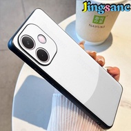 Jingsanc vỏ cho Oppo A5 PRO/OPPO A5 PRO 5g Ốp điện thoại bằng da sang trọng viền mềm bao gồm tất cả 