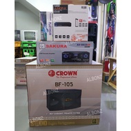 Karaoke Set Bundle Sakura AV-5023UB + Platinum Junior 2+ Crown BF-105 Home Videoke Set Free Mic