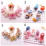 < Baby Socks D9D] 5 Items Set Cotton Thickened Animal Avatar Autumn Winter Creative Cartoon 0~2 Year