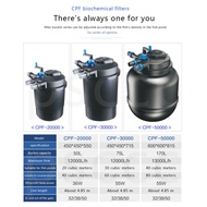 SUNSUN CPF-10000,CPF-15000,CPF-20000,CPF-30000  BIO PRESS FILTER + UV + BACK WASH