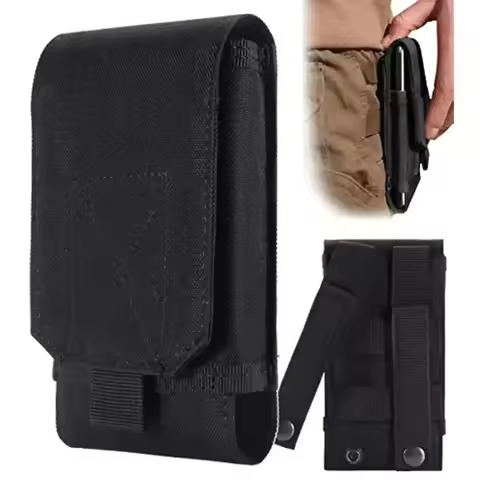 New 1Pc Portable Cell Phone Belt Pouch Hunt Molle Phone Pouch Holder Waist Accessories Bag Outdoor C