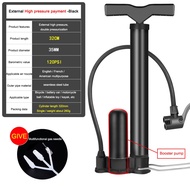 Bike Air Floor Pump High Pressure Cycling Ball Bicycle Tire Hand Inflator Pump Air Compressors  Inflators