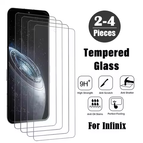 2-4Piece Screen Protector For Infinix GT 20 10 Pro Smart 9 8 7 6 HD Tempered Glass For Infinix Note