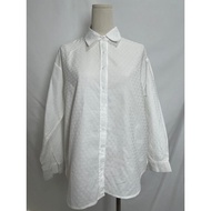 DRIAS TEXTURED WHITE BLOUSE