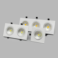 LDS white led downlight lamp 7W 9w 12w 15w 35w cob led spot 220V ceiling recessed downlights square led panel light