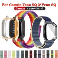 Nylon strap Case Protector For Garmin Venu Sq 2 Smart Watch Accessories For Garmin Venu Sq Bracelet Protection Cover