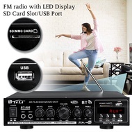 2 Channel Digital Amplifier USB/SD AUX Input 500W HIFI bluetooth Power Amplifier Audio Karaoke Car Home Theater 220V
