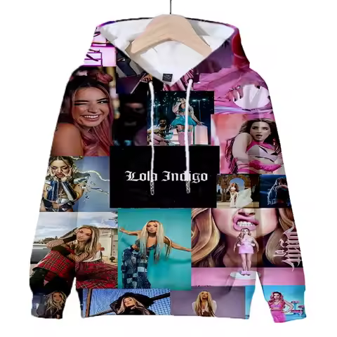 Vintage Lola Indigo Tour 2026 3D Print Hoodie Men Women Fashion Summer Long Sleeve Pullover Harajuku