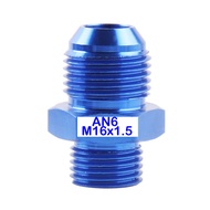 【Big-promotion】 Male M10 M12 M14 M16 M18 P1.5 M12 * 1.5 M12 X 1.5 To -6an An6 An 6 Male Adaptor Adap
