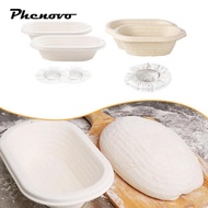 [Phenovo] Oval Banneton Bread Proofing Baskets Non Stick Dough Proofer Baking Supplies for Artisan B