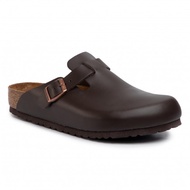 BIRKENSTOCK Boston Unisex's Regular Width Sandals In Dark Brown - 60101